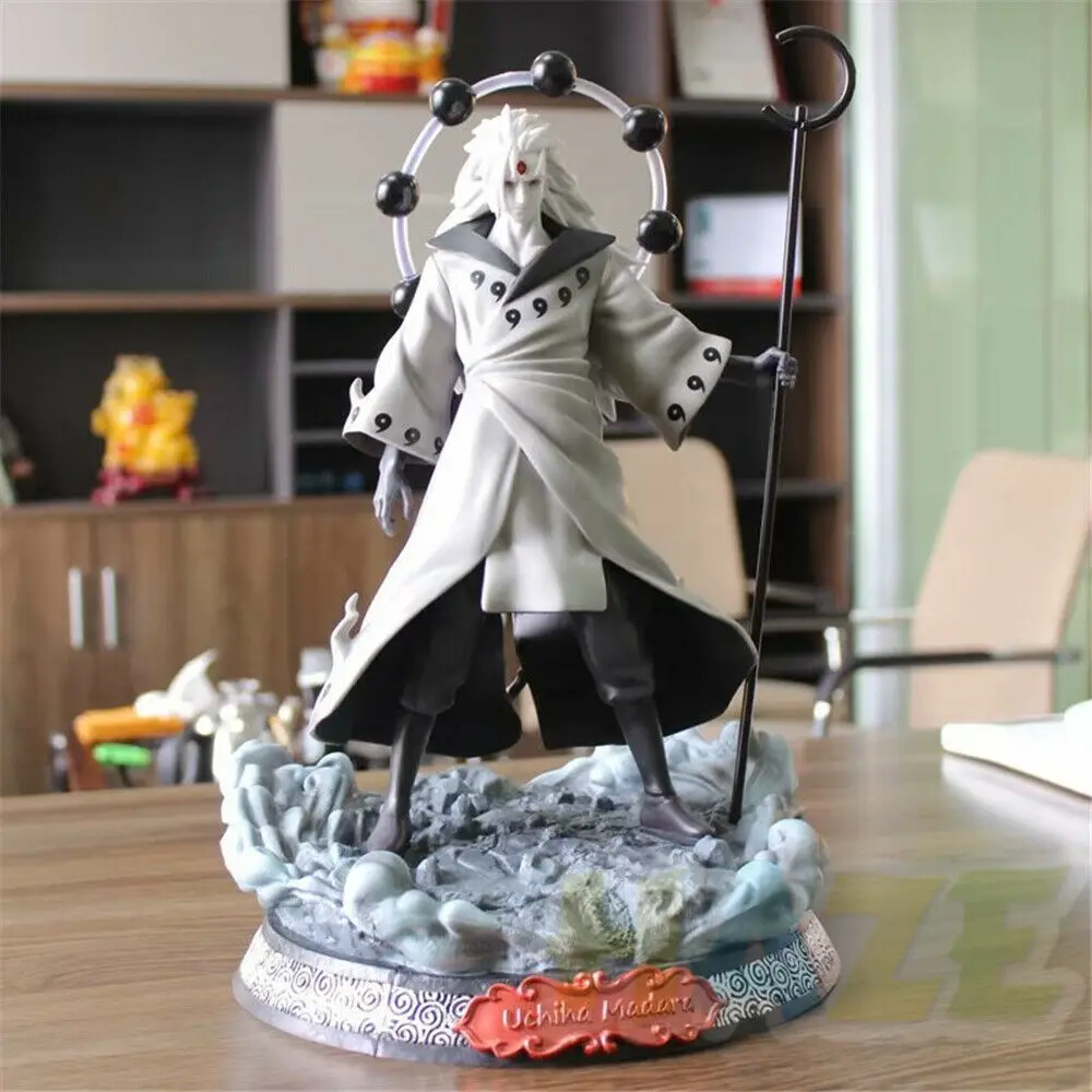 Аниме Наруто Учиха Мадара фигурка 1/6 фигурка модель игрушки Коллекция Рисунок, аниме, Наруто игрушки 38 см без коробки