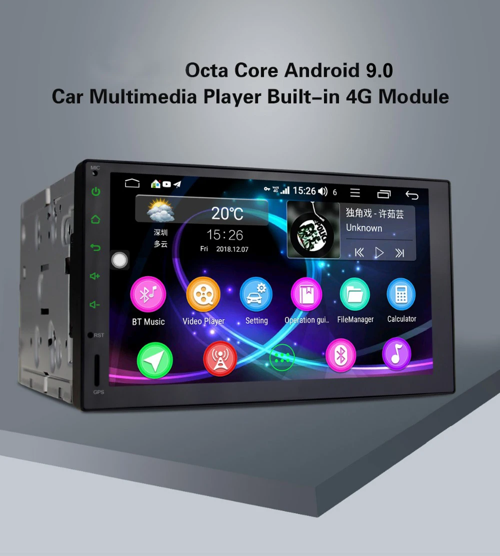 Discount HFCYJIA 8 Core Android 9.0 System Car GPS Navi Radio For Honda CIVIC 2006-2012 Head Unit Stereo WIFI 4G OBD DVR 4+64G IPS DSP 3