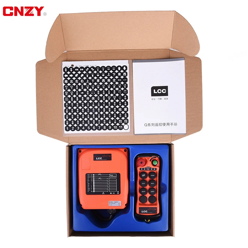 

LCC-Q600 6 point single speed MD driving wireless remote control 6-key industrial remote control crane electric hoist remote con