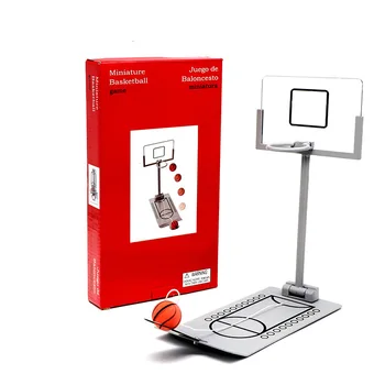 

Fold Basketball Machine Benchtop Mini- Desktop Shoot Blue The Ball Mechanic Work Study Decompression Toys Mini- Basketball