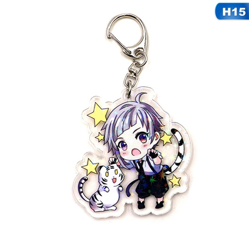 Bungou Stray Dogs Key Chain Bungo Stray Dogs Keychain Anime Lovely Keychains Tsumamarekko Dazai Atsushi Ranpo Akutagawa Chuya