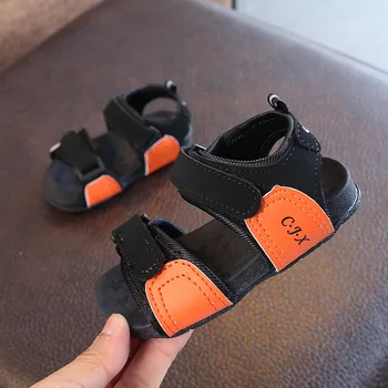 

Summer Children's Sandals Girls Sandals Beach Shoes Children's Slippers Soft Bottom Sandals Kids Sandals Girl Shoes Hook & Loop