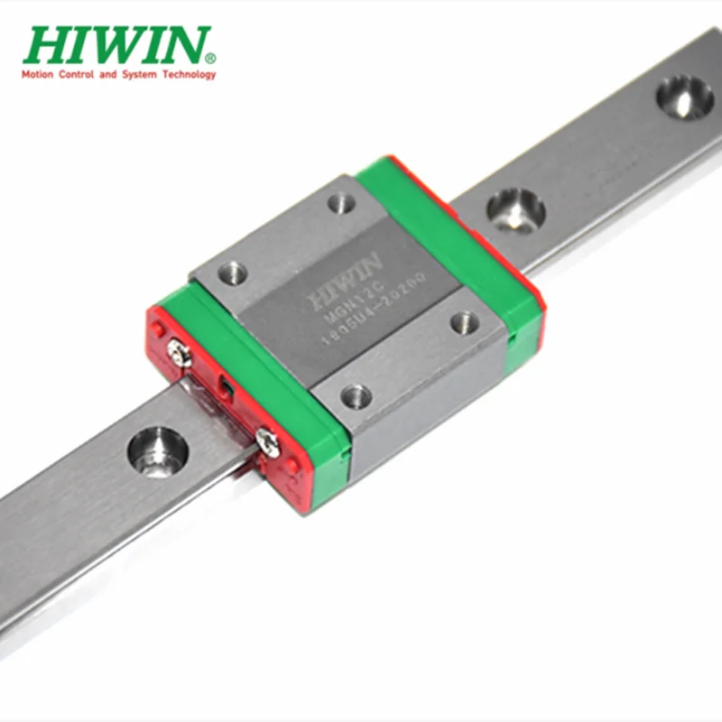 2 Stück Original Hiwin Schiene MGN12 -L 200 mm /300 mm /330 mm/ 400 mm / 500 mm / 550 mm + 4 Stück MGN12C- oder MGN12H-Blöcke – Detail 4
