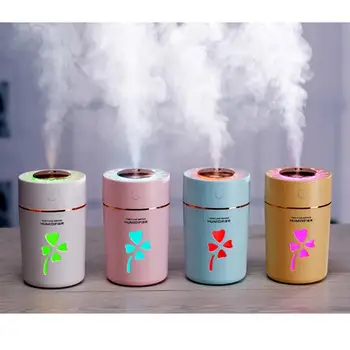 

Mini Air Humidifier Creative USB Humidifier with Colorful LED Night Light Essential Oil Diffuser for Home Office