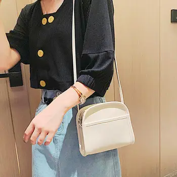 

Simple Mini Cross Body Bag Women’s Bag Solid Color PU Leather Chain Small Shoulder Bag Female Handbags Ladies Messenger Bag #20