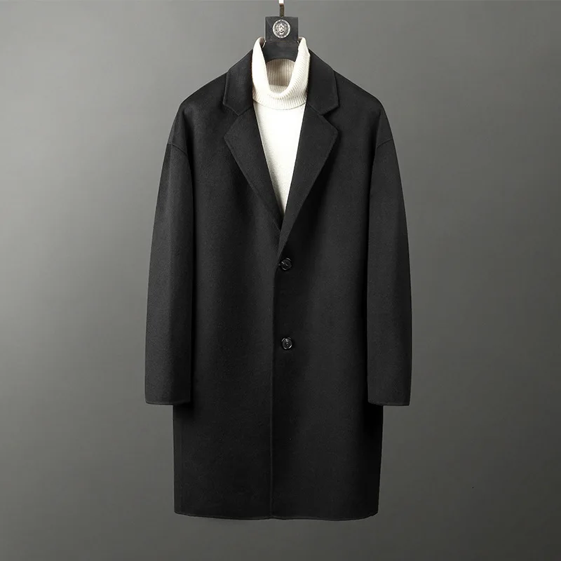 

Wool Overcoat Winter Two-sided Wool Long Paragraph Nigeria You Windbreaker Youth Nothing Cashmere Self-cultivation Loose Coat