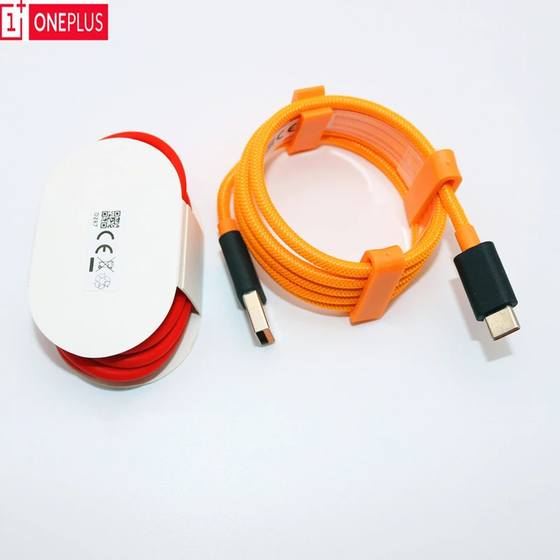 Нейлоновый кабель для Oneplus 7, 6, 5, 3, 3, mlaren, usb type-C, деформация, быстрая зарядка, USB-C, шнур Oneplus6T, 1 м, 5 В, 4a