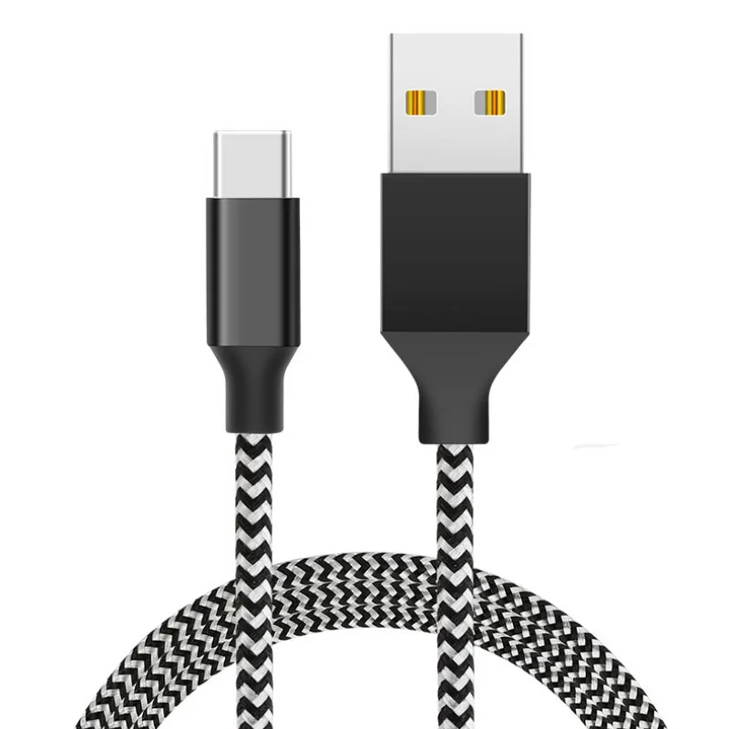 Нейлоновый usb-кабель для зарядки для iPhone X XS MAX XR 8 Micro usb type-C Android Phone Charge Line для Xiaomi huawei - Цвет: For Micro  cable
