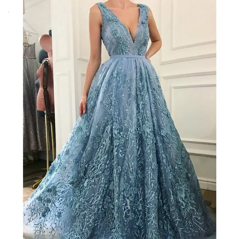 BacklakeGirls Vestido De Ver O Vestido De Noite Casamento кружевное вечернее платье трапециевидной формы без рукавов с глубоким v-образным вырезом на спине длиной до пола