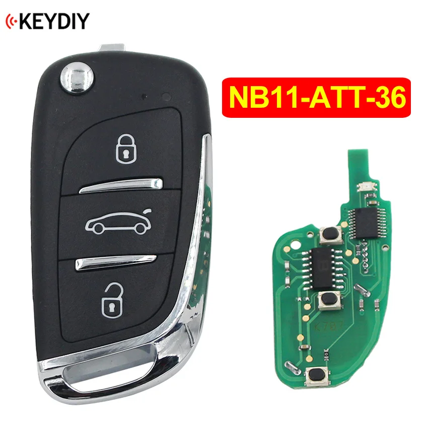 Универсальный пульт дистанционного управления KEYDIY для автомобиля с 3 кнопками