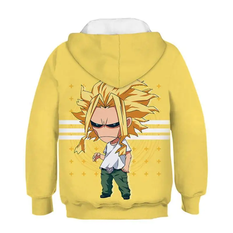 Sudadera con capucha de dibujos анимадо lindo 3D Nios de moda de calle nios y nias casualsuter deportivo