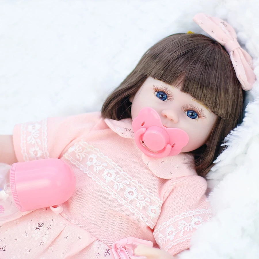 

42cm Model Doll Toy Infant Vinyl Reborn Doll Infants Pacify Sleep Doll Manufacturers Wholesale