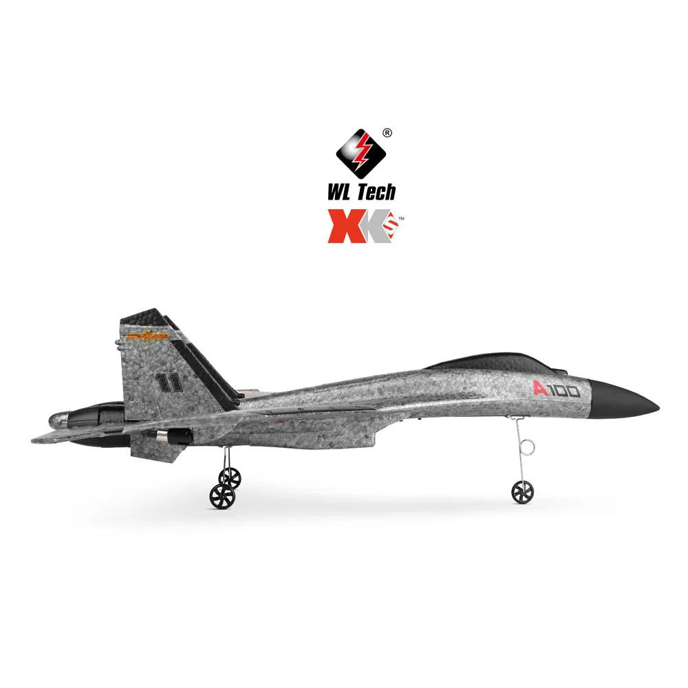 

Weili Original Factory A100 Su27 Glider Standard Configuration Three-Channel xiang zhen ji Remote Control Model Toy