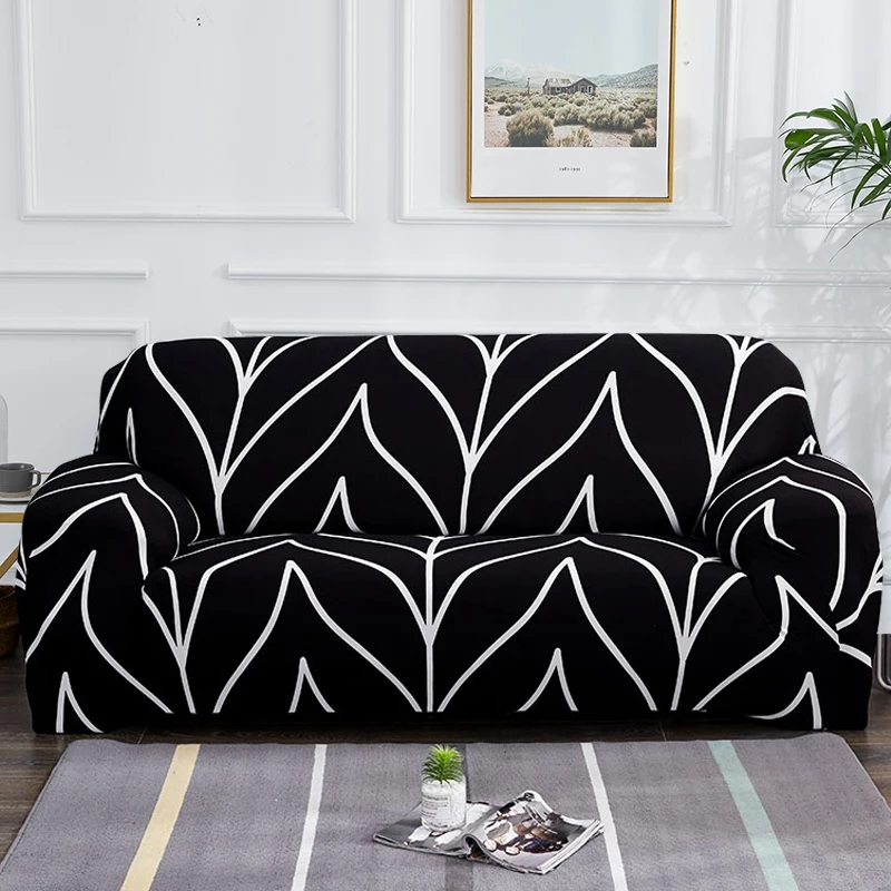 Elastic Sofa Slipcovers Modern Sofa Cover for Living Room Sectional Corner L-shape Chair Protector Couch Cover 1/2/3/4 Seater