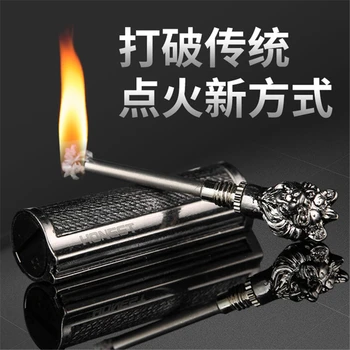 

HONEST Outdoor Survival Tool Flint Fire Starter Permanent Match Lighter Striker Keychain Portable Thousands of times Key Chain