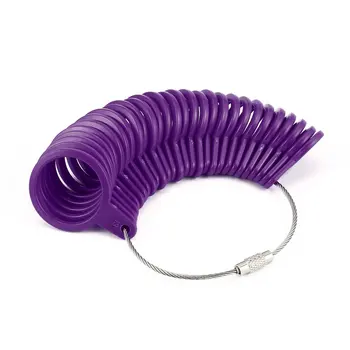 

Basic Jewelry Measurement Tool Suitable for US Size 0 to 13 Jeweler Size Loop Jewelry Tool Ring Sizer Finger Size Gauge Ring