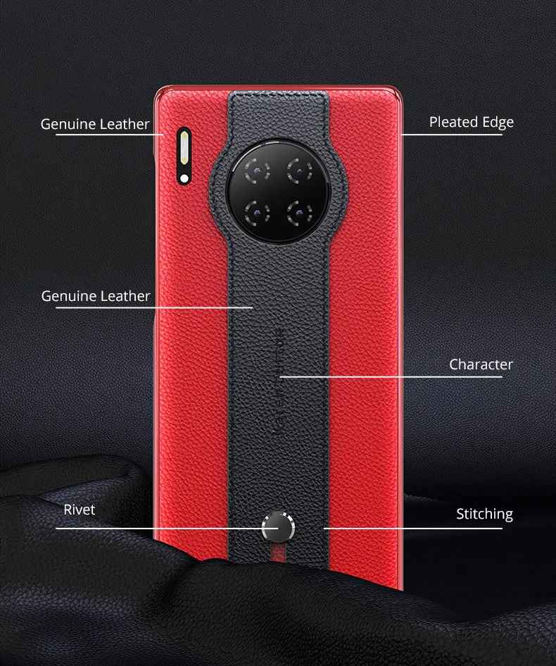 Для huawei mate 30 Pro чехол из натуральной кожи чехол для ремня для huawei mate 30 чехол Роскошный держатель Подставка для бизнес телефона mate 30 pro