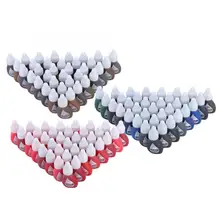 Краска для нанесения татуировки, 36 шт./набор, 6 цветов полу-перманентный микроблейдинг, Длительное Действие, пигментные чернила для татуажа комплект 108 мл пигменты для перманентного макияжа