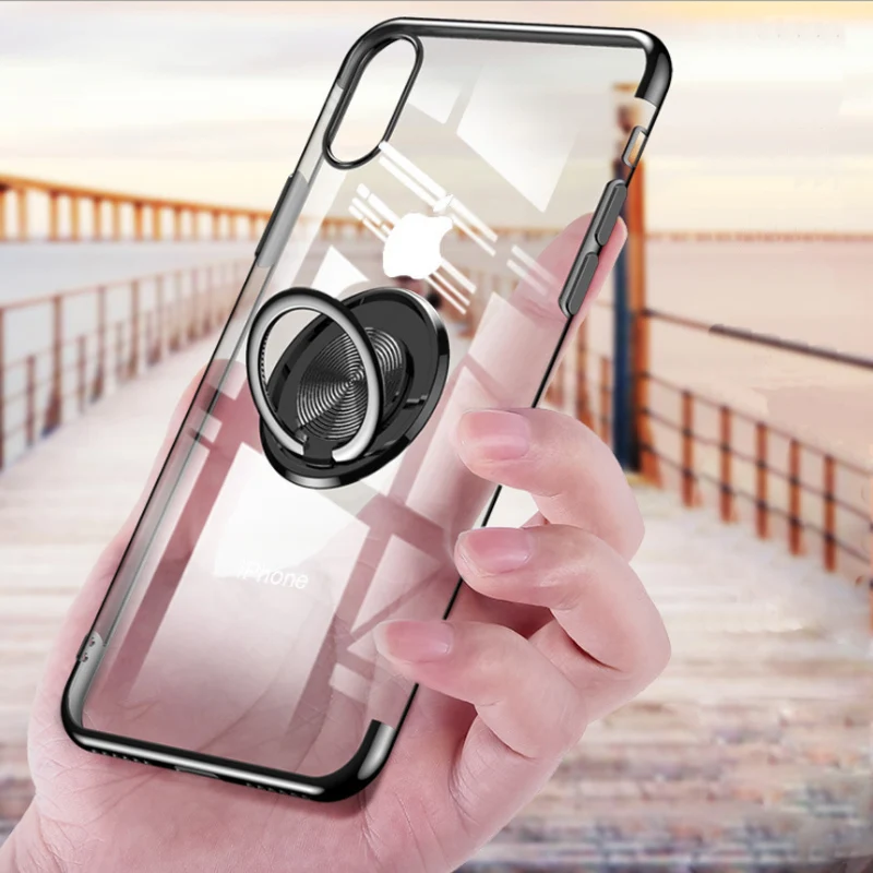 Для iphone 6 6s 7 8 11 pro max xr x s xs чехол TPU силиконовый Coque Fundas Smart Cover защитный для