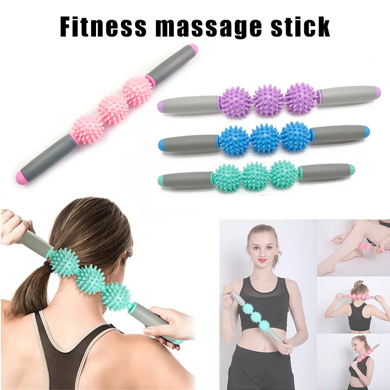 Валик для мышц Массажная палка триггер для йоги фитнес ноги руки плечо ALS88