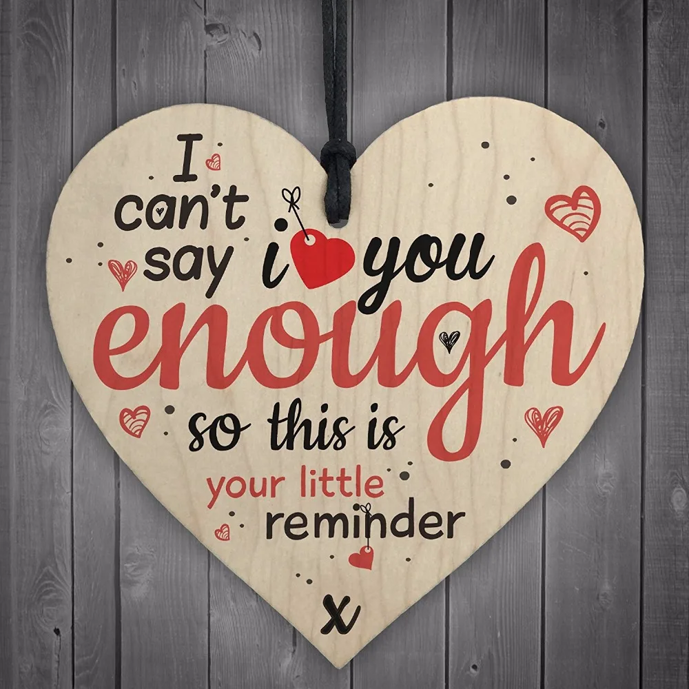 5-Meijiafei-Love-You-Enough-Wooden-Hanging-Heart-Anniversary-Bestfriend-Girlfriend-Boyfriend-Family-Sign-Gifts