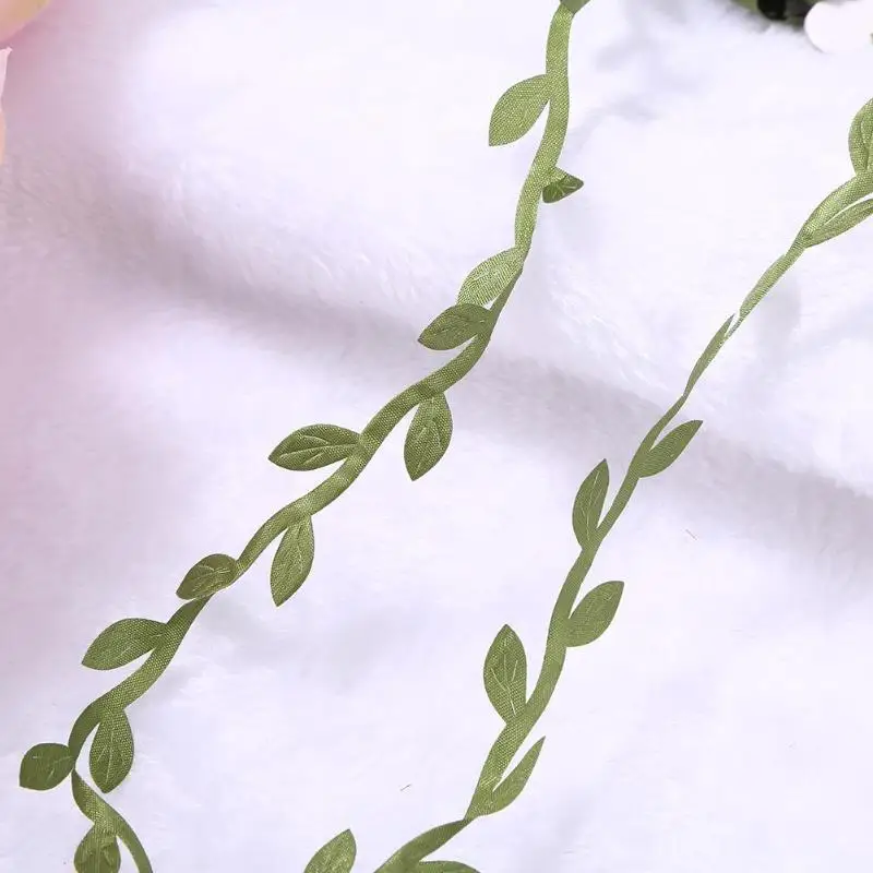 40m Artificial Leaf Garland Plants Vine Fake Green Foliage Handmade Accessories for Home Wedding Garden DIY Decoration