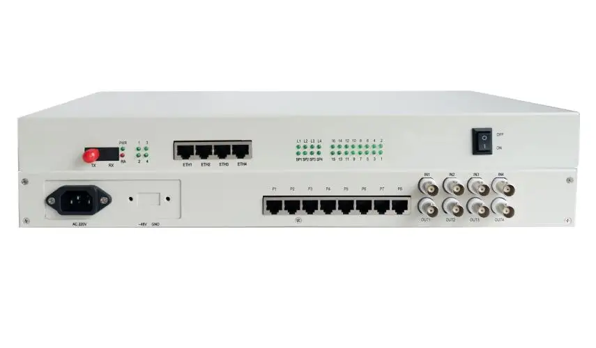 4E1 4FE 16VF 20KM EMUX100-16S интегрированный Услуги оптическое оборудование доступа 1-Порты и разъёмы SC+ 4E1+ 4FE+ 16VF одномодовый волоконно-оптический 20 км двойной Питание PDH - Цвет: 4E1 4FE 16VF 20KM