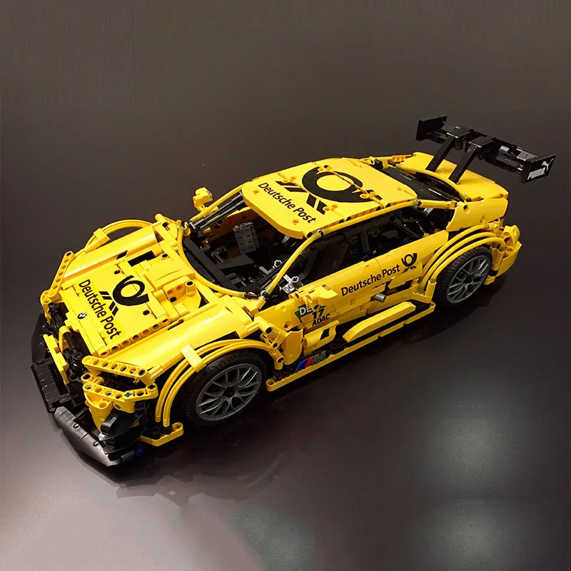 

2019 New MOC RC Power Mobile Building MOC-4142 M4 DTM Kits Blocks Bricks birthday diy toy Gift legoing