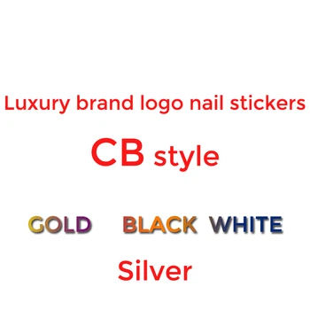 

CB series 10pcs luxury brand logo nail stickers sports brand nail stickers designer nail stickers nail decoration accessories.