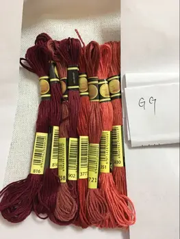 

TOP CXC 10 pieces cross stitch threads / cross stitch embroidery thread / Custom threads colors 02