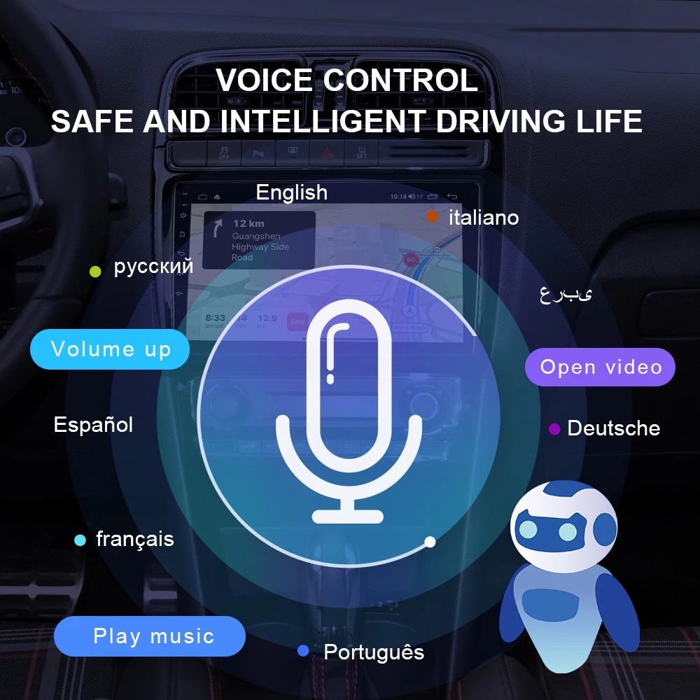 ISUDAR V72 QLED Android 10 Car Radio For VW/Volkswagen/POLO Sedan 2009-2017 Car Multimedia RAM 6GB 4G Camera DSP carplay no 2din
