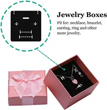 

2022 7*7*5 CM 1PCS Jewelry Packaging Box Tool Home Decoration Valentines Day Gifts container Earrings Display Holder Stand