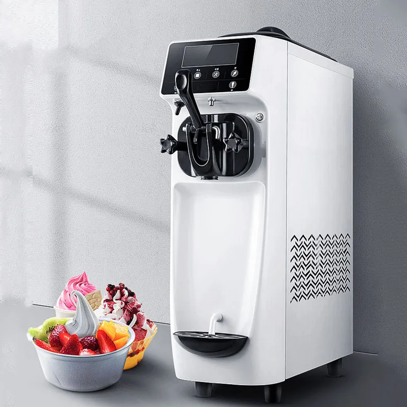 Ice Cream Machine Commercial Small Soft Ice Cream Desktop Automatic Single Head Ice Cream Machine Icecream Maker Ice Cream Machine Commercial Small Soft Ice Cream Desktop Automatic Single Head Ice Cream Machine Icecream Maker
