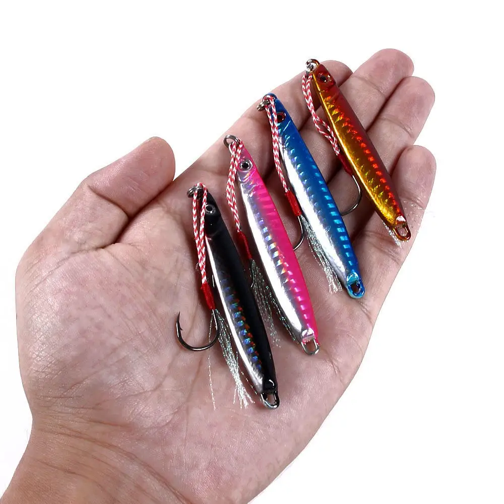 1pcs Winter Fishing Fish Lure Vibration Vib Metal Sequin 8cm/30g