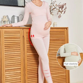 

Women Base Maternity Dress Breastfeeding Suit Prenatal Postpartum Month Clothes Pregnancy Home Service Suit