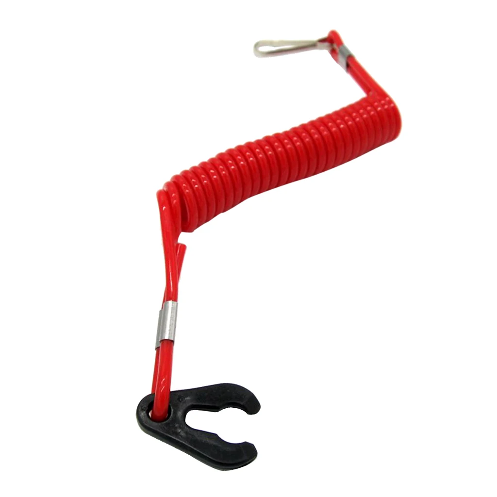 Safety Tether Lanyard Cord For Stop Kill Switch, Motor Cut Off Kill Switches for Yamaha/Honda Motors