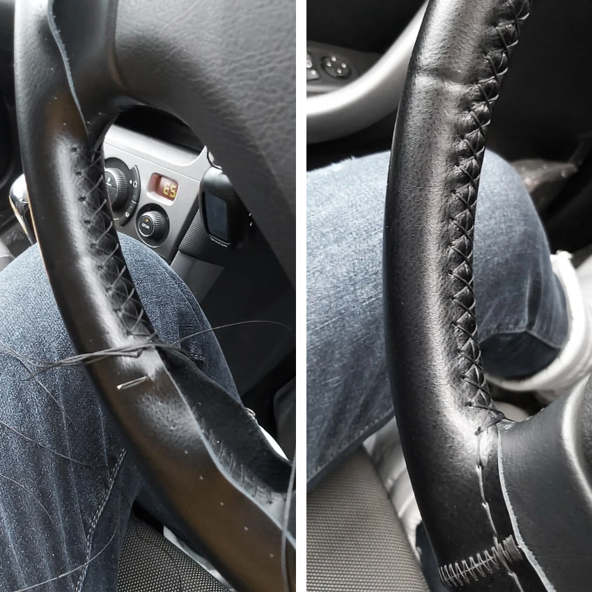 Housse De Volant En Cuir Microfibre Accessoire Intérieur De