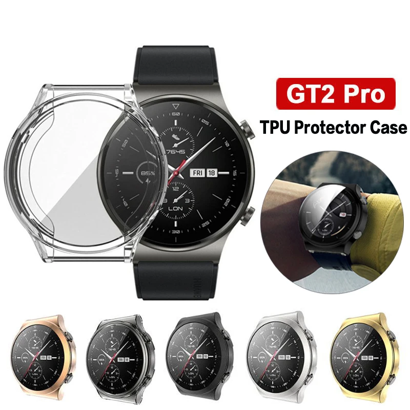 Custodie Per Orologi Per Huawei Watch Gt 2 Pro Proteggi Schermo Tpu Shell Gt2 Pro Smartwatch Protettivo Per Huawei Gt2 Pro Cover