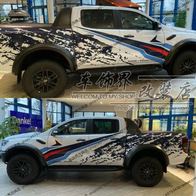 

Автомобильные наклейки для Ford Raptor F150, внешние пользовательские наклейки в стиле внедорожника, пикапа, рейнджера, декоративные наклейки