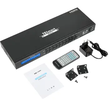 

TESmart 4K UHD HDMI Matrix 8x8 Switch NOT SUPPORT HDCP IR RS232 TCP/IP Control Rack-Moun