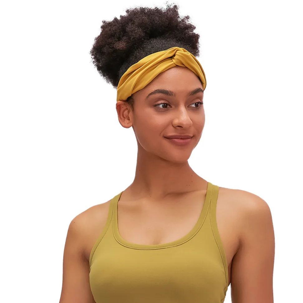 

2083 Women Elastic Breathable Headbands Cross Bandage Bandanas Sweat Hair Bands Outdoor Sports Yoga Fitness Head Sweat Bands
