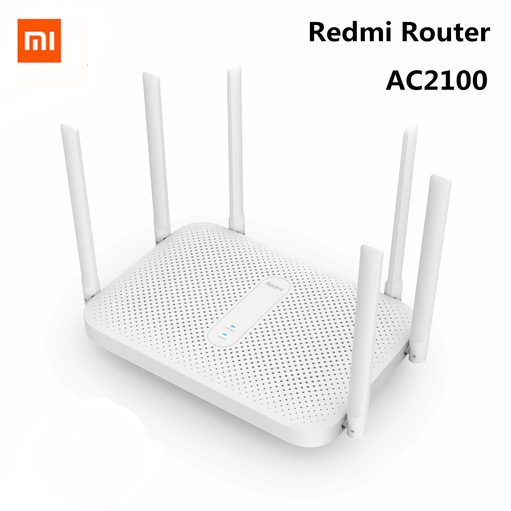 Xiaomi Redmi AC2100 маршрутизатор Gigabit 2 4G 5 0 ГГц 128 Мб ОЗУ 2033 Мбит/с беспроводной Wi-Fi