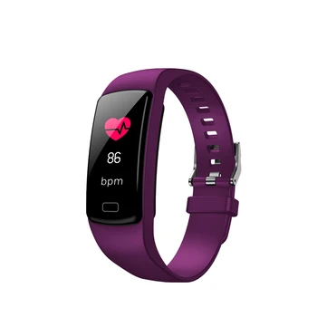 

Multifunctional Portable Waterproof Unisex Plastic Heart Rate Monitor Fitness Blood Pressure Sports Wrist Band Smart Bracelet