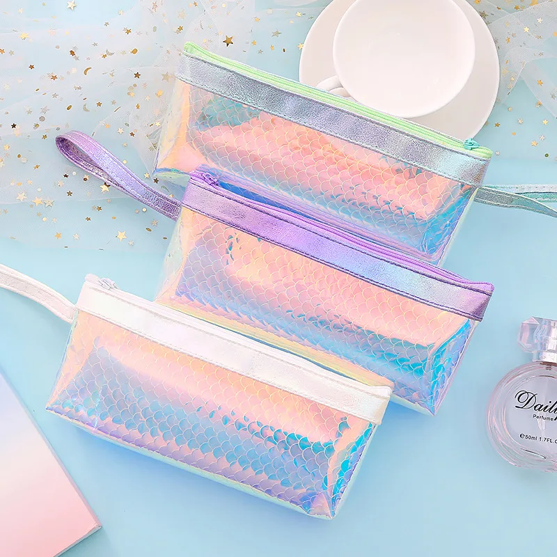 Чехол-карандаш с рисунком рыбьей чешуи Kawaii trousse scolaire stylo креативный чехол-карандаш piornik szkolny pencil box school