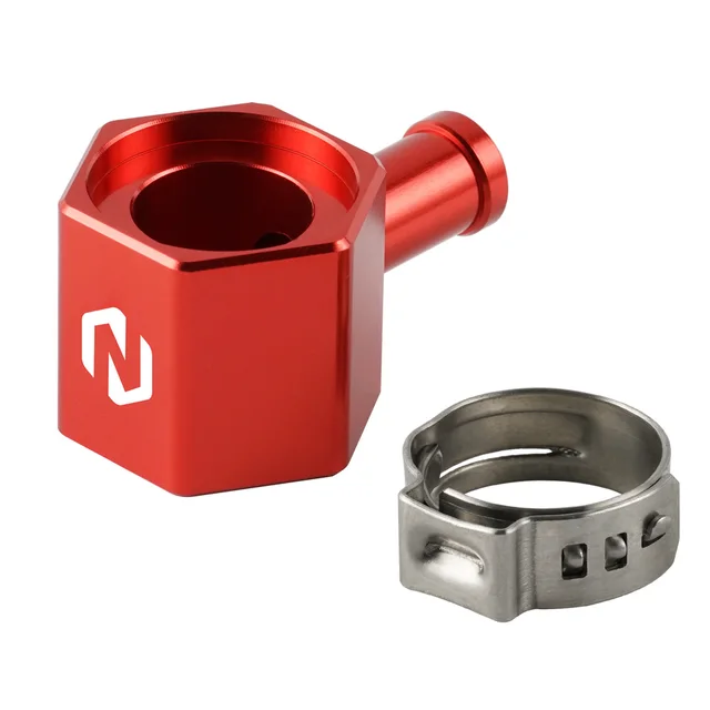 NiceCNC Fuel Line Tank Connector For Gas Gas EC250 300 EX300 EX250F EX350F EX450F MC250F MC450F 2021-2022 Motorcycle Accessories Red