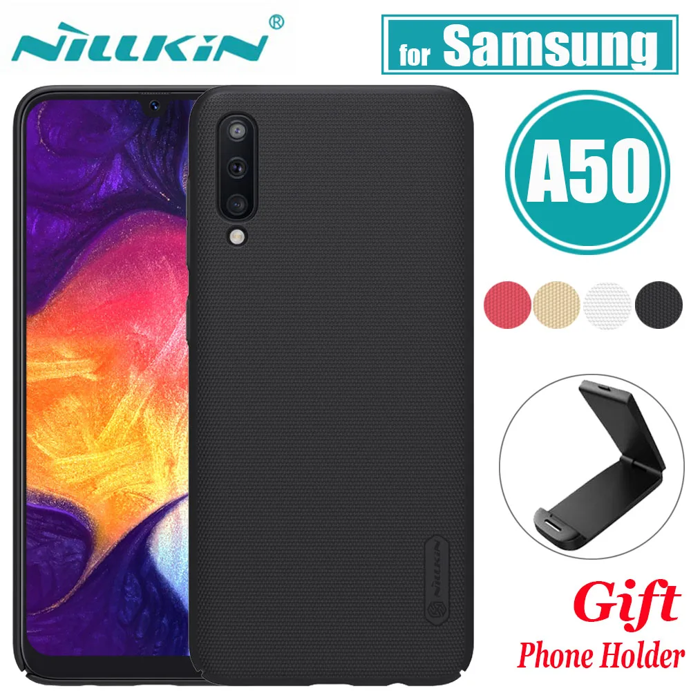 

Nilkin for Samsung Galaxy A50 Case Cover Nillkin Frosted Matte Shield Hard PC Plastic Back Full Cover Bag Case for Samsung A50