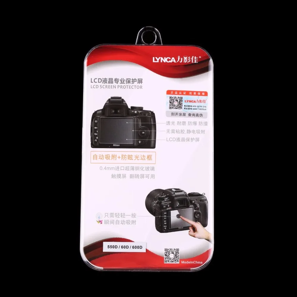 Защитная пленка для экрана Canon 550D 60D 600D из закаленного стекла для ЖК-экрана Защитная пленка 0,4 мм HD Защитная водонепроницаемая крышка