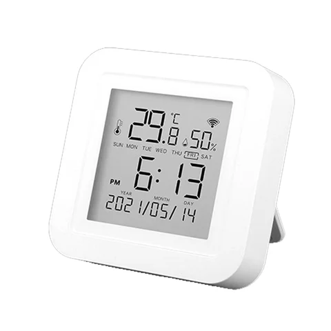 Tuya Smart WIFI Temperature Humidity Sensor LCD Display Indoor Digital Hygrometer Thermometer Support Alexa Google Assistant