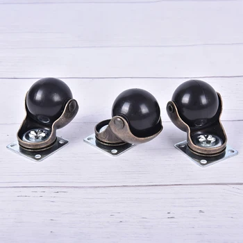 

1PC Furniture Casters Nylon PP Swivel Wheel For Smart Car Robot Chair Table Cabinet Bottom Legs Omni Wheel 50kg