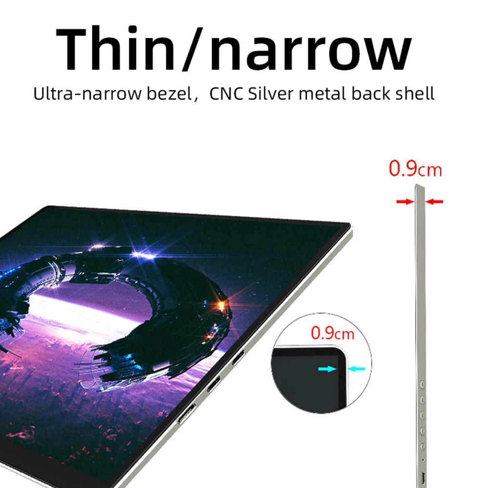 4K 15.6 Inch Portable Monitor PC Touch Screen